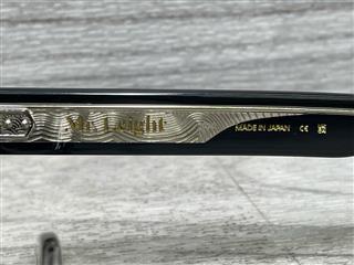 Mr. Leight JANE S Lava Oval Sunglasses ML2047-48-BK-PW/LAVA